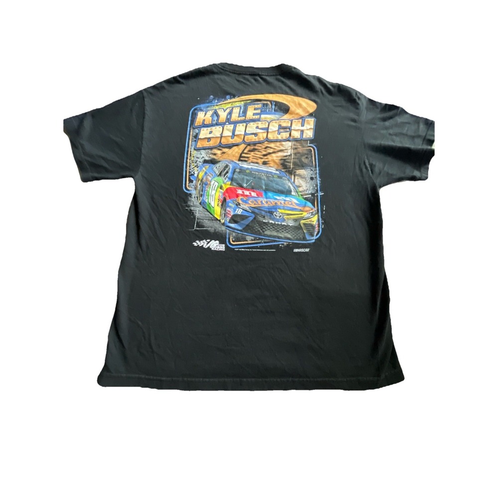Kyle Busch #18 Joe Gibbs Racing 2-sided NASCAR‎ T-Shirt XL